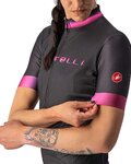 CASTELLI jersey de manga corta - GRADIENT LADY - antracita