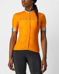 CASTELLI jersey de manga corta - GRADIENT LADY - naranja