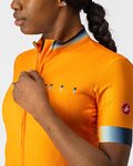 CASTELLI jersey de manga corta - GRADIENT LADY - naranja