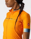 CASTELLI jersey de manga corta - GRADIENT LADY - naranja