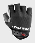 CASTELLI guantes de dedos cortos - ENTRATA V KIDS - negro