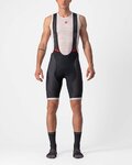 CASTELLI pantalones cortos de tirantes - COMPETIZIONE KIT - negro/plateado