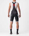 CASTELLI pantalones cortos de tirantes - COMPETIZIONE KIT - negro/plateado