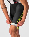 CASTELLI pantalones cortos de tirantes - COMPETIZIONE KIT - amarillo/negro