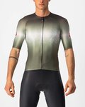 CASTELLI jersey de manga corta - AERO RACE 6.0 - antracita/verde