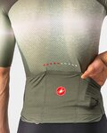 CASTELLI jersey de manga corta - AERO RACE 6.0 - antracita/verde