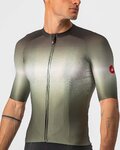 CASTELLI jersey de manga corta - AERO RACE 6.0 - antracita/verde