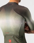 CASTELLI jersey de manga corta - AERO RACE 6.0 - antracita/verde