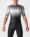 CASTELLI jersey de manga corta - AERO RACE 6.0 - gris/negro/blanco