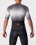 CASTELLI jersey de manga corta - AERO RACE 6.0 - gris/negro/blanco