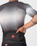 CASTELLI jersey de manga corta - AERO RACE 6.0 - gris/negro/blanco