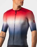 CASTELLI jersey de manga corta - AERO RACE 6.0 - rojo/blanco/azul