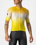 CASTELLI jersey de manga corta - AERO RACE 6.0 - amarillo/blanco