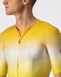CASTELLI jersey de manga corta - AERO RACE 6.0 - amarillo/blanco