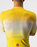CASTELLI jersey de manga corta - AERO RACE 6.0 - amarillo/blanco