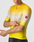 CASTELLI jersey de manga corta - AERO RACE 6.0 - amarillo/blanco