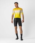 CASTELLI jersey de manga corta - AERO RACE 6.0 - amarillo/blanco