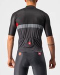 CASTELLI jersey de manga corta - A BLOCCO - negro/gris/rojo