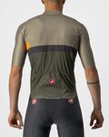CASTELLI jersey de manga corta - A BLOCCO - gris/naranja/verde
