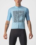CASTELLI jersey de manga corta - BAGARRE - azul