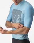 CASTELLI jersey de manga corta - BAGARRE - azul