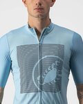 CASTELLI jersey de manga corta - BAGARRE - azul