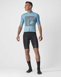 CASTELLI jersey de manga corta - BAGARRE - azul