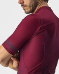 CASTELLI jersey de manga corta - A TUTTA - granate