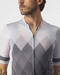 CASTELLI jersey de manga corta - A TUTTA - blanco/gris