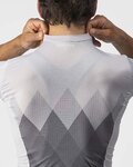 CASTELLI jersey de manga corta - A TUTTA - blanco/gris