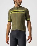 CASTELLI maillot corto y pantalón corto - GRIMPEUR - negro/verde