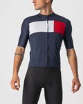 CASTELLI jersey de manga corta - PROLOGO VII - gris/rojo/azul