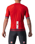 CASTELLI jersey de manga corta - ENTRATA VI - granate/rojo