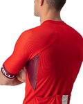 CASTELLI jersey de manga corta - ENTRATA VI - granate/rojo