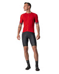 CASTELLI jersey de manga corta - ENTRATA VI - granate/rojo