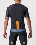 CASTELLI jersey de manga corta - ENTRATA VI - azul/naranja/negro