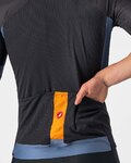 CASTELLI jersey de manga corta - ENTRATA VI - azul/naranja/negro