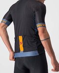 CASTELLI jersey de manga corta - ENTRATA VI - azul/naranja/negro