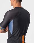 CASTELLI jersey de manga corta - ENTRATA VI - azul/naranja/negro