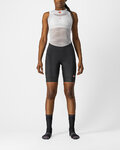 CASTELLI pantalones cortos sin tirantes - ENDURANCE LADY - negro