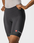 CASTELLI pantalones cortos sin tirantes - ENDURANCE LADY - negro