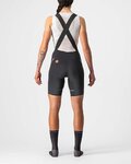 CASTELLI pantalones cortos de tirantes - VELOCISSIMA 3 LADY - negro