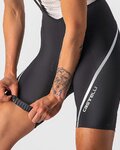 CASTELLI pantalones cortos de tirantes - VELOCISSIMA 3 LADY - negro