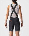 CASTELLI pantalones cortos de tirantes - VELOCISSIMA 3 LADY - negro