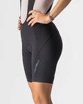 CASTELLI pantalones cortos de tirantes - VELOCISSIMA 3 LADY - negro
