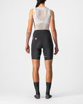 CASTELLI pantalones cortos sin tirantes - VELOCISSIMA 3 LADY - plateado/negro
