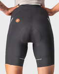 CASTELLI pantalones cortos sin tirantes - VELOCISSIMA 3 LADY - plateado/negro