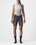 CASTELLI pantalones cortos sin tirantes - VELOCISSIMA 3 LADY - gris/plateado/rosa