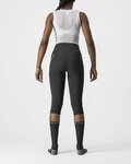 CASTELLI Pantalón 3/4 sin tirantes - VELOCISSIMA 3 LADY - negro/plateado