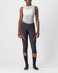 CASTELLI Pantalón 3/4 sin tirantes - VELOCISSIMA 3 LADY - rosa/gris